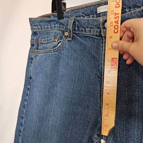 Levi's 515‎ Boot Cut Jeans Women's Size 14 Mid-Rise Classic Blue Denim 5-Pocket - Picture 9 of 12